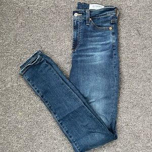 The Mila super high rise skinny jeans AG